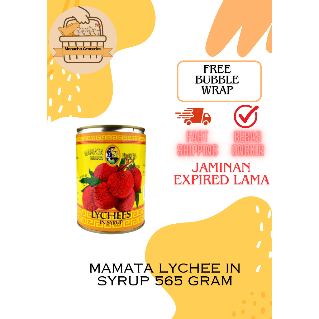 

MAMATA LYCHEE IN SYRUP 565 GRAM/LECI KALENG/LECI DALAM SIRUP/LYCHEES