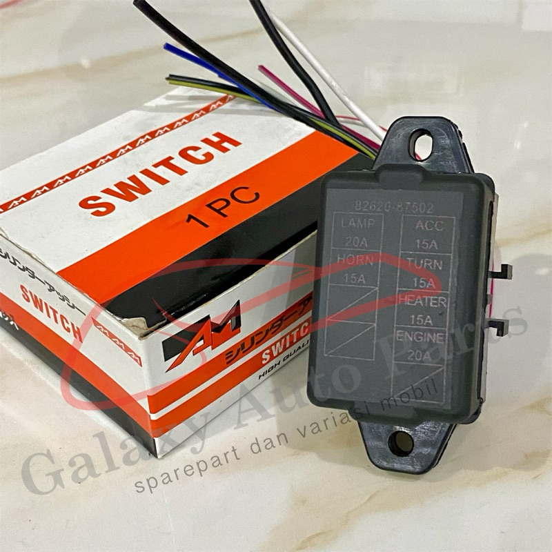 HJK Fuse box rumah sekring daihatsu zebra s88 s89