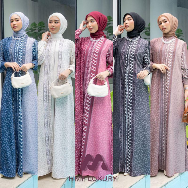 LuxuryFashion READY GAMIS DRESS WANITA DIBBA BY HMF LUXURY BEST SELLER