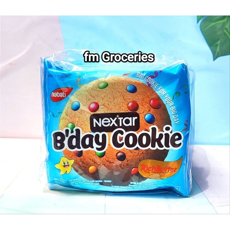 

Nextar B'day Cookie Big Cookies isi 10 pcs