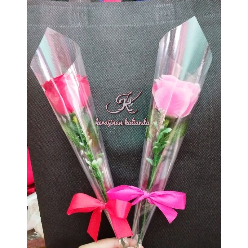 buket bunga mawar tangkai jumbo / bunga tangkai /buket guru / buket valentin