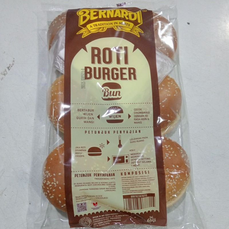 

ROTI BURGER WIJEN BERNARDI ISI 6