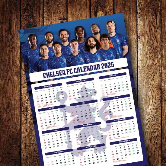 

Kalender Bola 2025 Edisi Chelsea FC