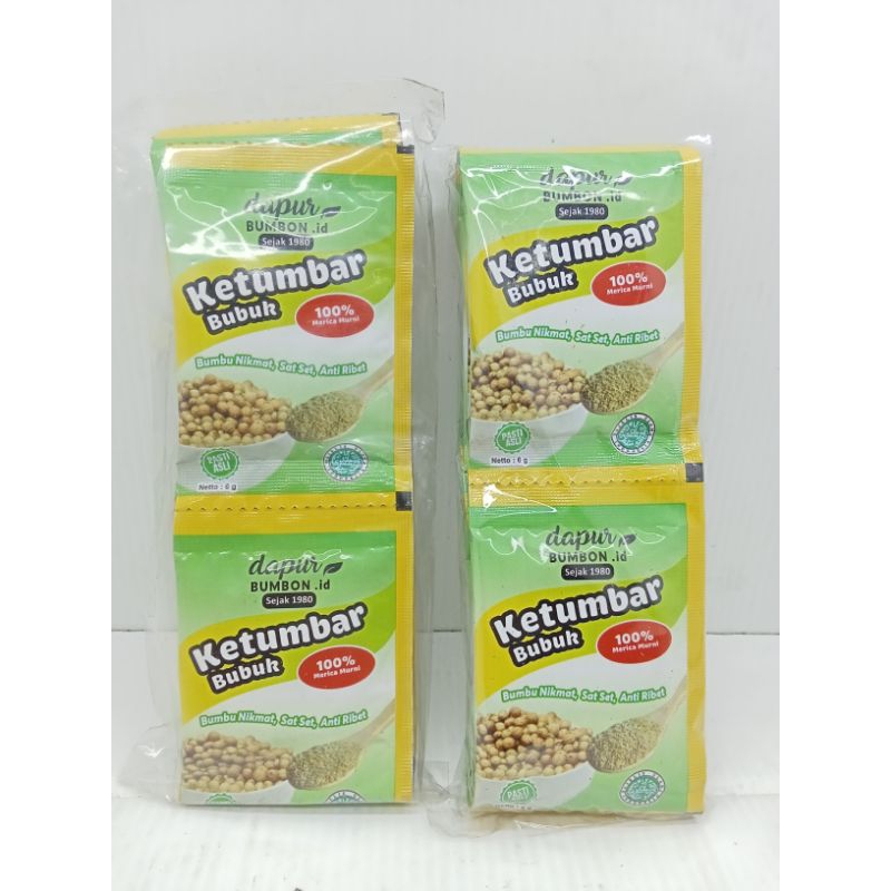 

Ketumbar Bubuk Dapur Bumbon 10x6gr