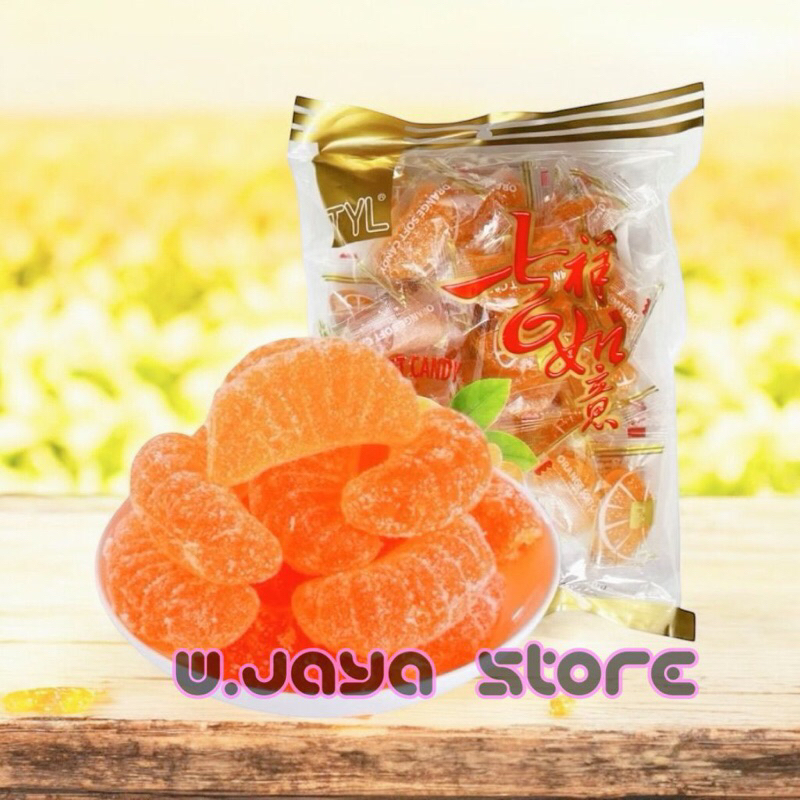 

TYL Orange Soft Candy 500g / Hongmao jelly jeruk