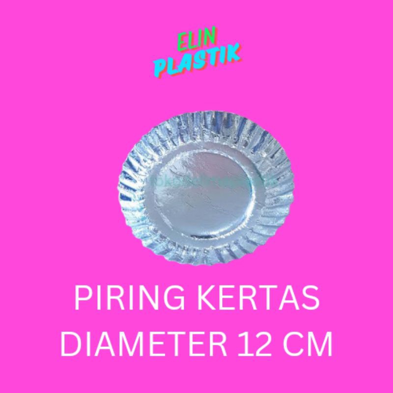 PIRING KERTAS KECIL BULAT / PIRING KERTAS KUE