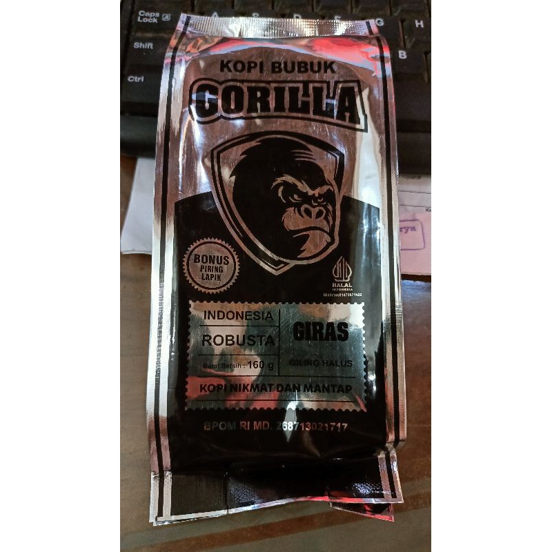 

KOPI BUBUK GORILLA 160GR