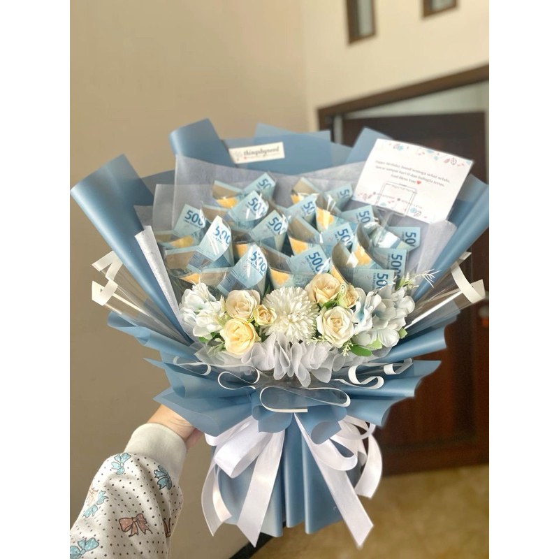 the money bouquets bucket buket bunga uang segar palsu fresh kekasih sahabats siap pakai dan kirim k