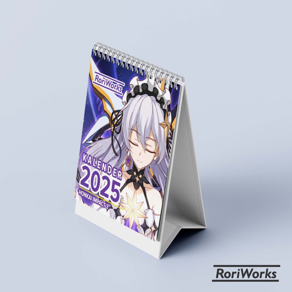 

Kalender Meja Mini 2025 - Honkai Impact 3rd