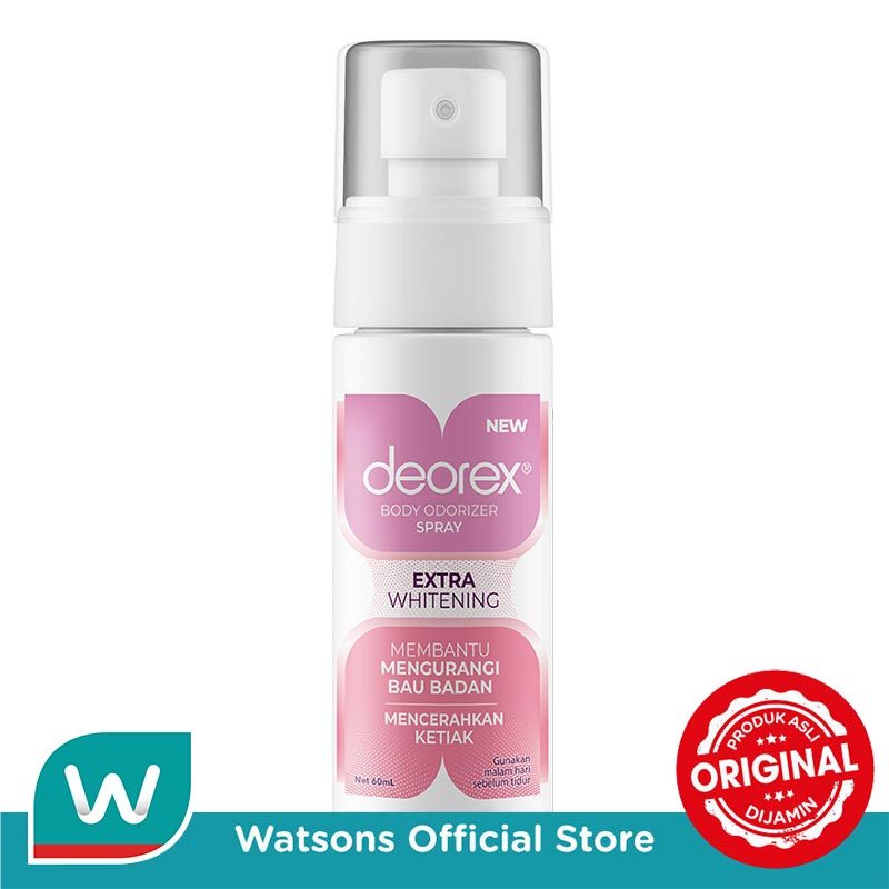 Deorex Body Spray Extra Whitening 60ml