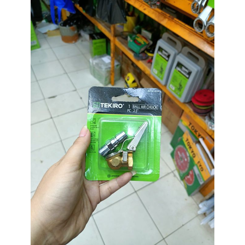 Tekiro isi angin keong 2,5" - ball air Chuck 2,5"