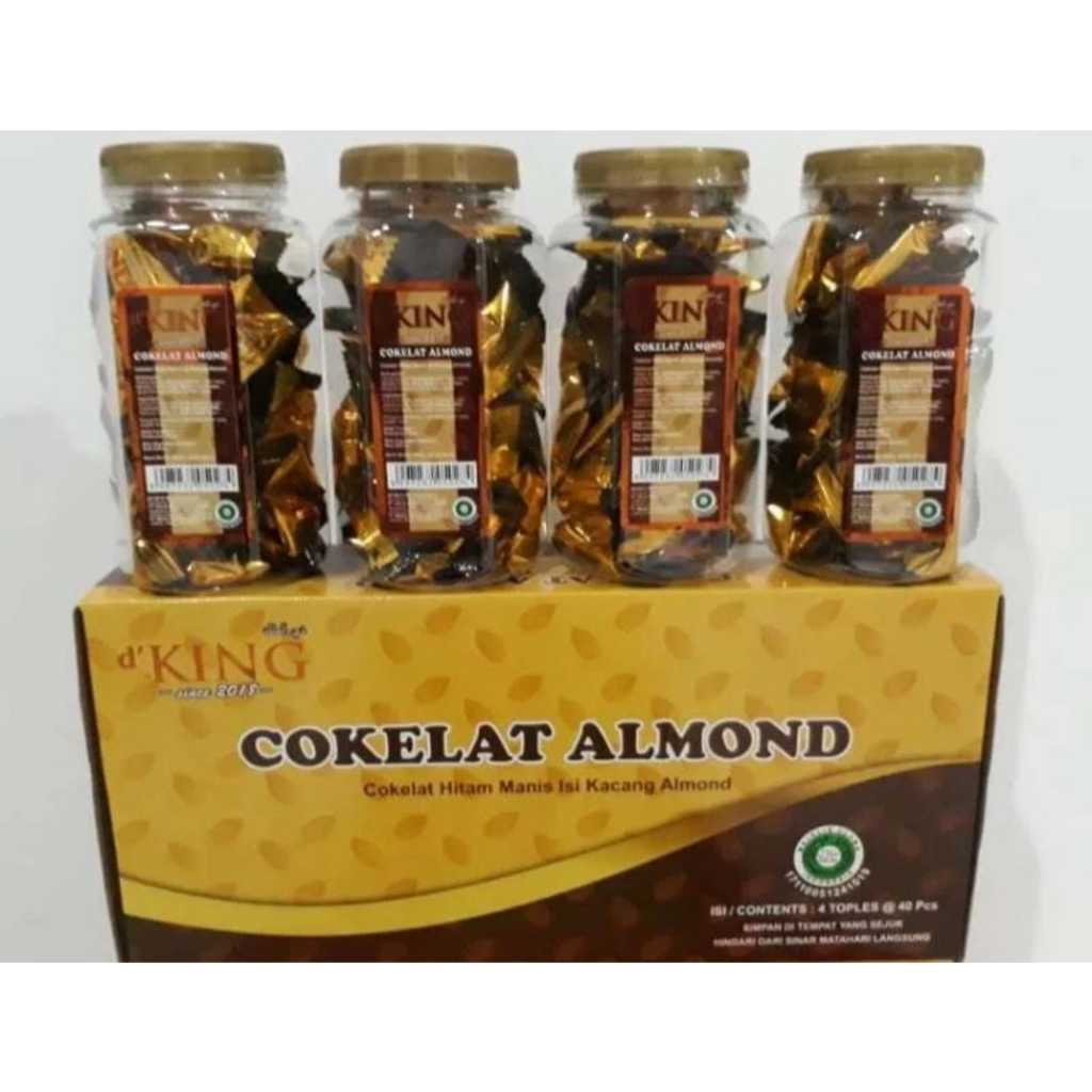 

D'King Bonibol Almond - 1 Karton isi 4