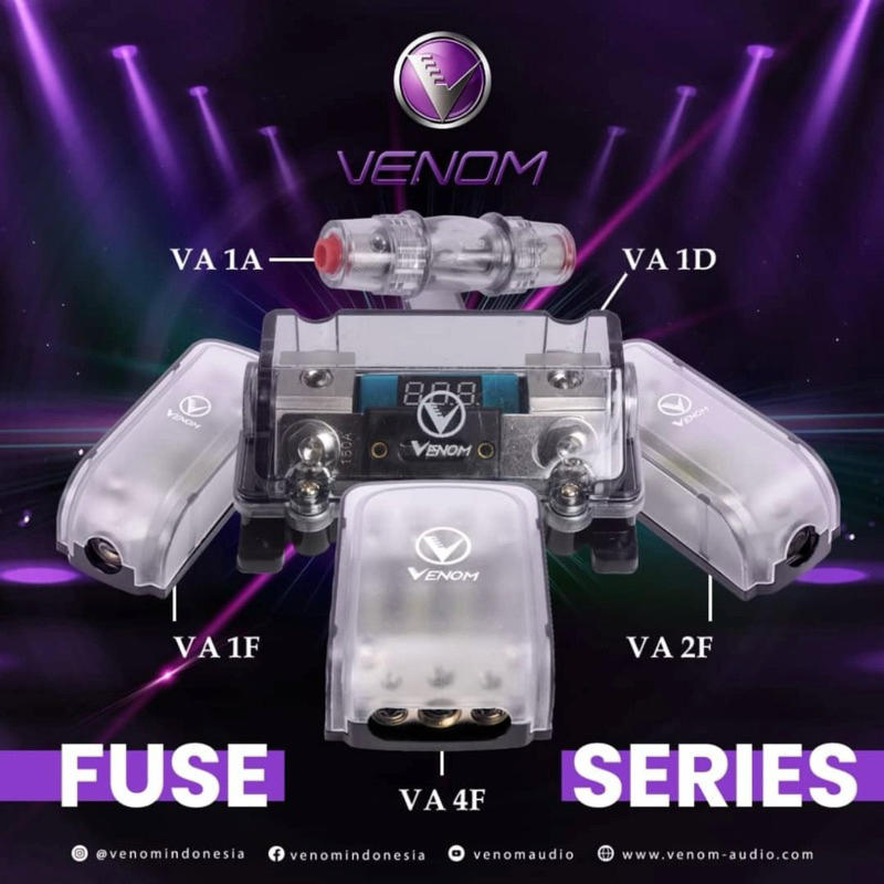 Fuse Venom / Sekring Power Audio mobil - Sekring Venom - Universal