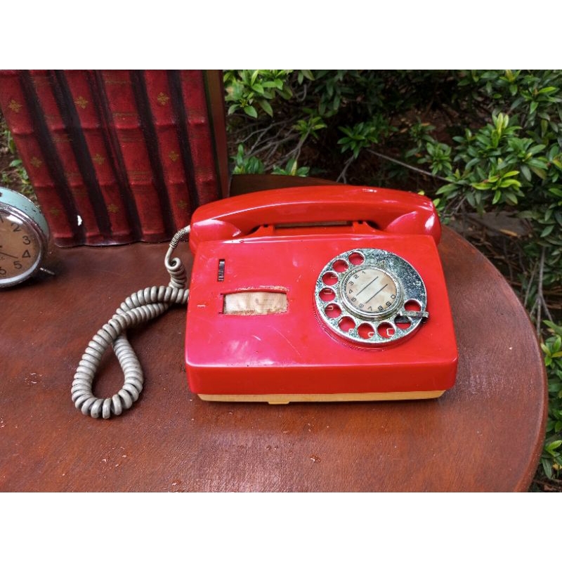 Pesawat Telepon Telpon Kabel Jadul Antik Vintage Lawas Tua Kuno Retro