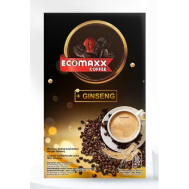 

ECOMAXX Coffee Kopi Herbal plus Ginseng original 100% untuk stamina pria dan wanita or