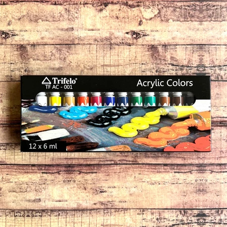 

CAT ACRYLIC / CAT AKRILIK / ACRYLIC PAINT TRIFELO 12 WARNA