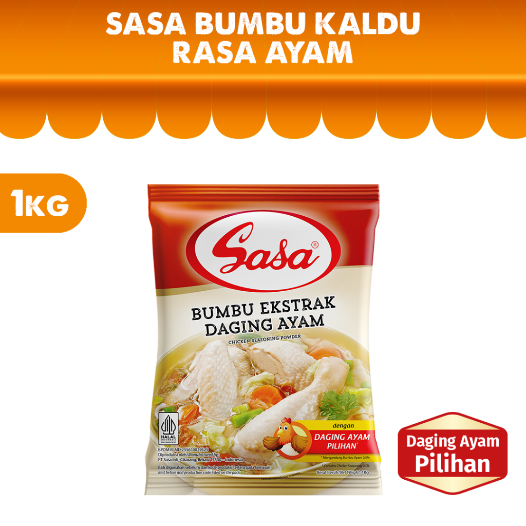 

Sasa Kaldu Pelezat Rasa Ayam 1 kg