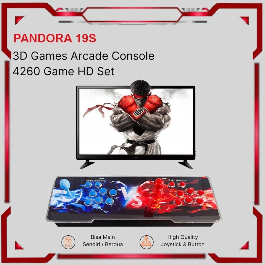 Arcade Games Stick 3D PANDORA Game Box Retro Game Classic DINGDONG fighting Stick