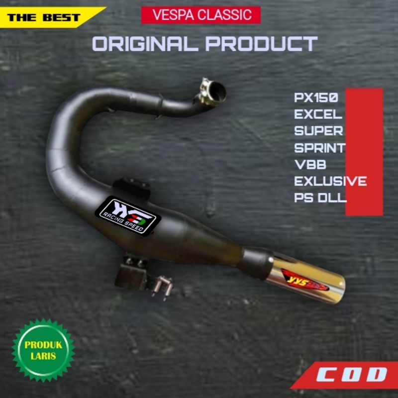 Knalpot vespa kiri model JL Px 150cc