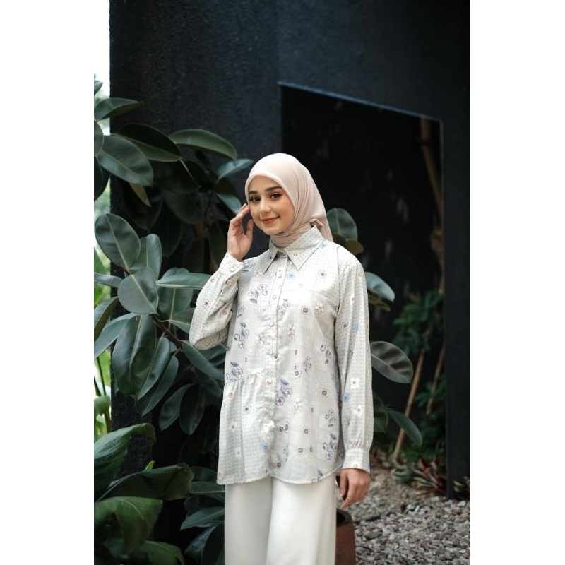 Blouse motif bunga Terbaru, Blouse kemeja wanita, Blouse Wanita Motif