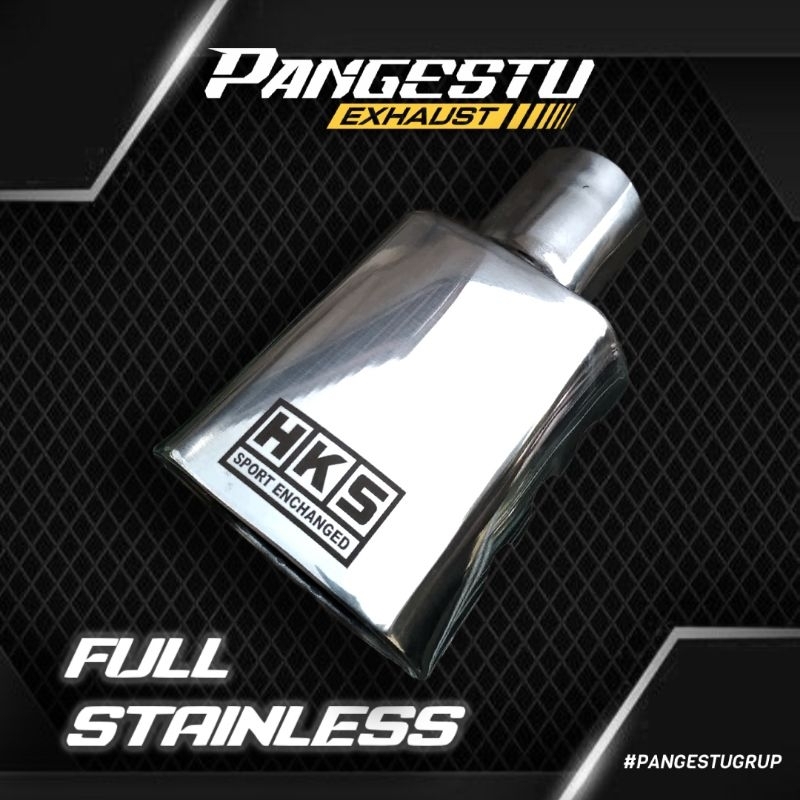 Knalpot HKS Sos Suos Termurah Non Baud Mobil Bensin dan Solar Grandmax Elf Ragasa Canter Turbo