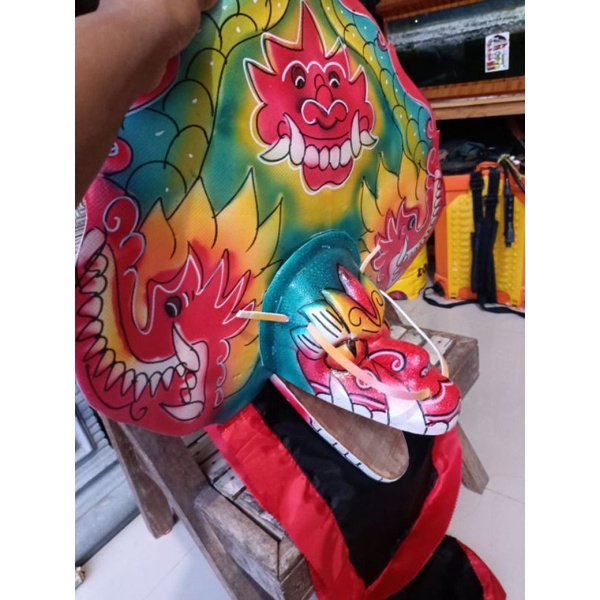 Barongan Caplok Anak Barongan Kecil Free Kemul Barongan Mini Mainan Hadian Anak Kecil Barongan Devil