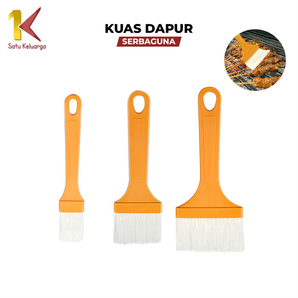 Satu Keluarga Kuas Kue Serbaguna C1205 Baking Brush Oles BBQ Alat Dapur Food Grade Kuas Mentega Gaga