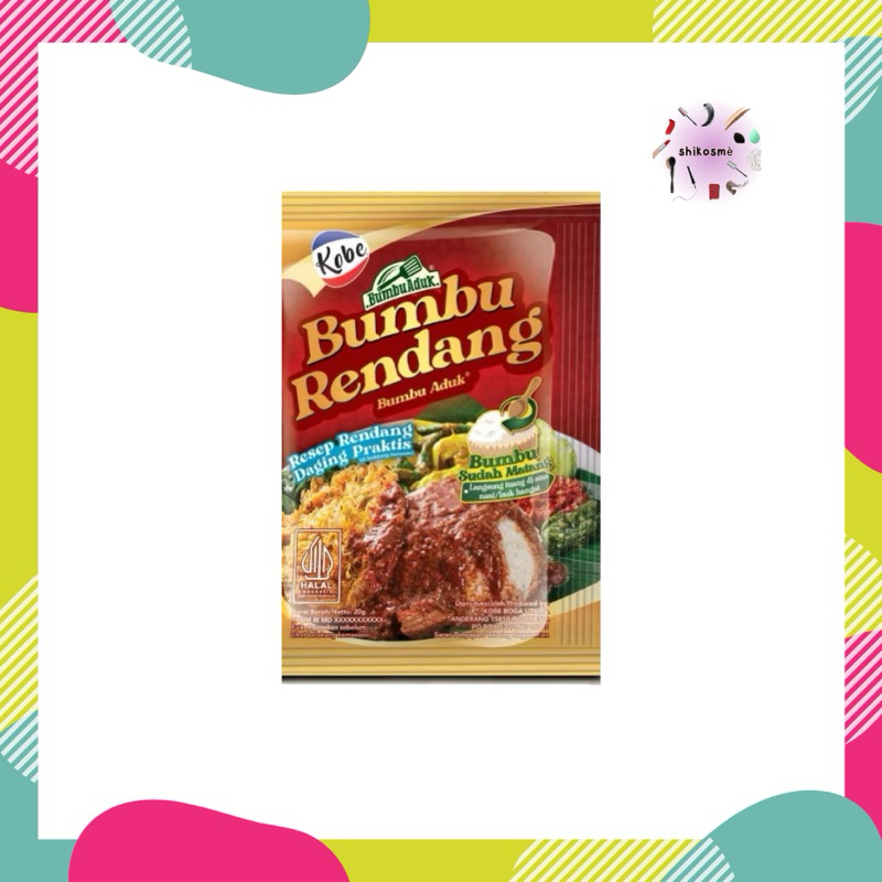 

Kobe Bumbu Rendang Sachet 20 gr