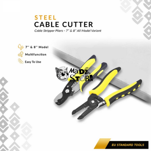 Alat Tukang Listrik Cutter Kater Stripper Tang Pisau Pemotong Pengupas Kulit Kabel Listrik Serbagun 