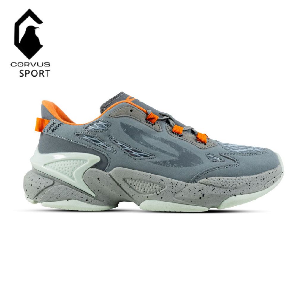 910 NINETEN SEPATU SPORTSTYLE LYNX RV-LITE ABU-ABU/JINGGA