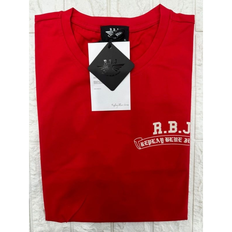 Kaos oblong RBJ denim fit dewasa / oblong RBj bahan katun spandek / baju distro cowok dewasa