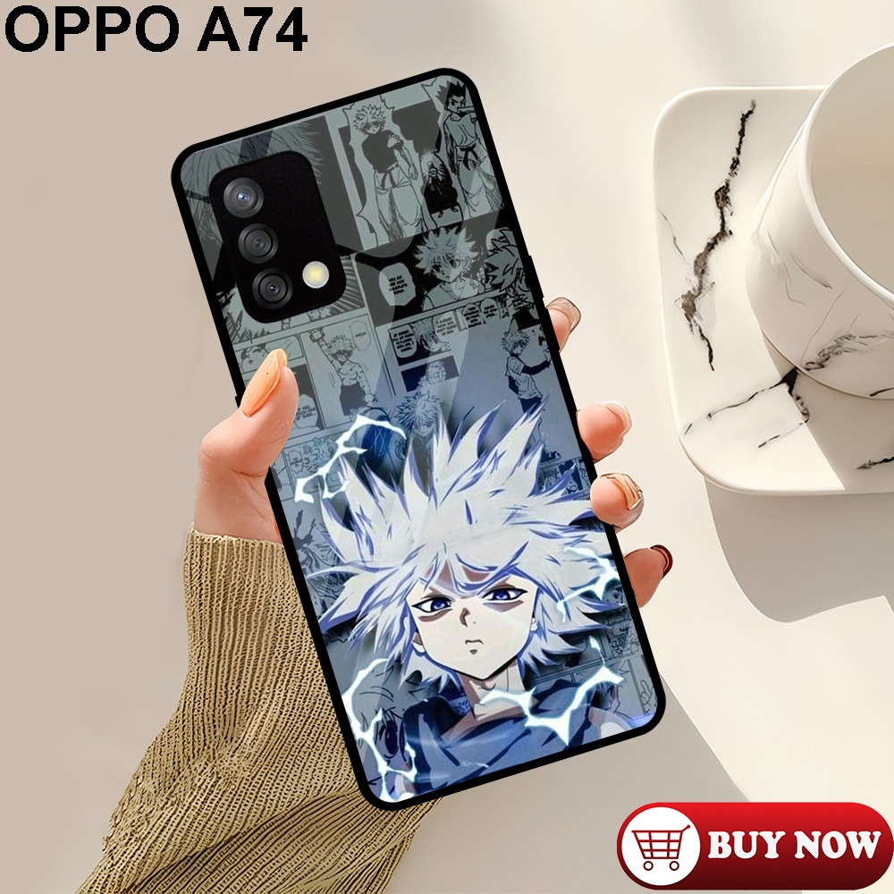 [ST03] Case Glossy CASE OPPO A74 4G | OPPO A74 5G  | Casing Kilau Pic HD Motif KILLUA ZOLDYCK | Case