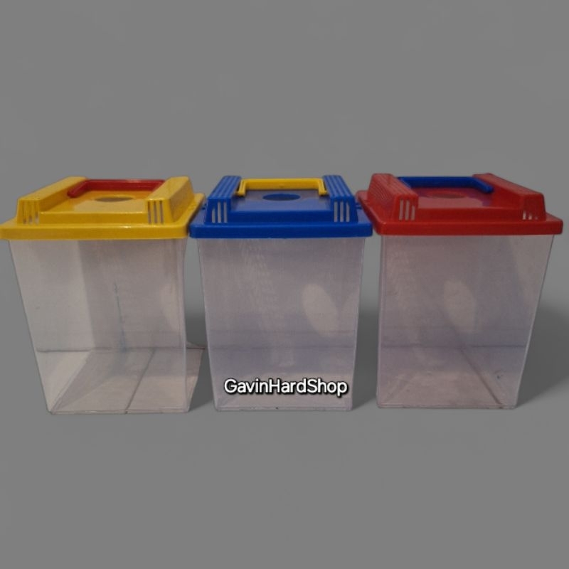 Aquarium Akuarium Acrilic Akrilik Mini untuk Cupang Glowfish Kura Kura dan ikan kecil