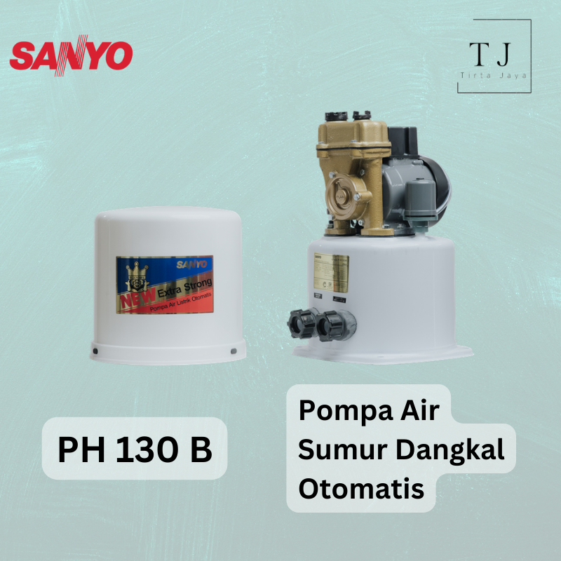 SANYO PH 130 B Pompa Air Otomatis 125 Watt SANYO PH130B
