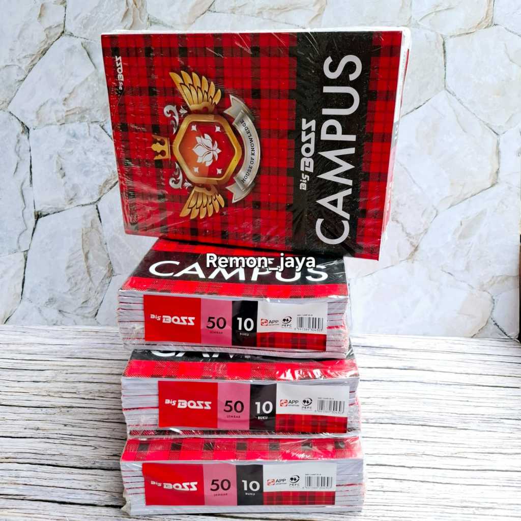 

1 PAK ISI 10 BUKU TULIS BIG BOSS 50 LEMBAR 10 BUKU