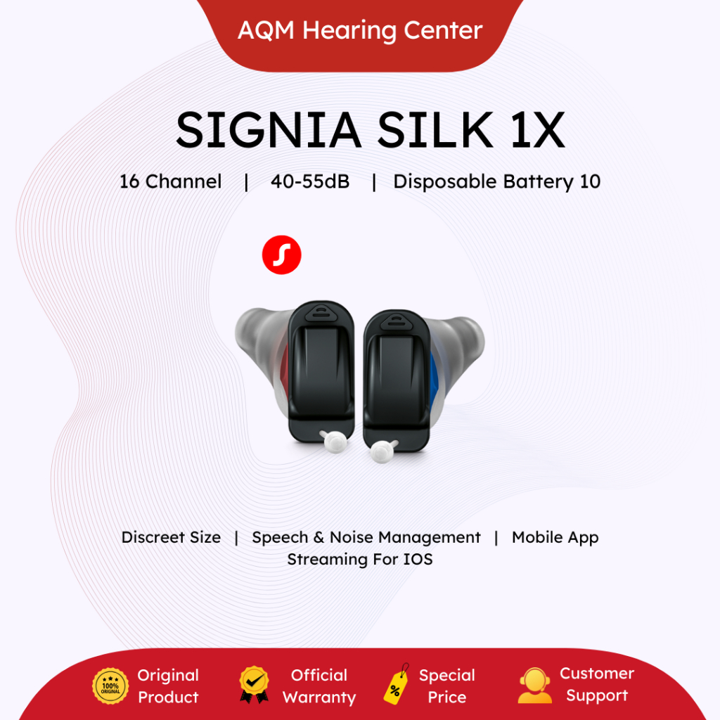 Alat Bantu Dengar Signia Silk 1X CIC