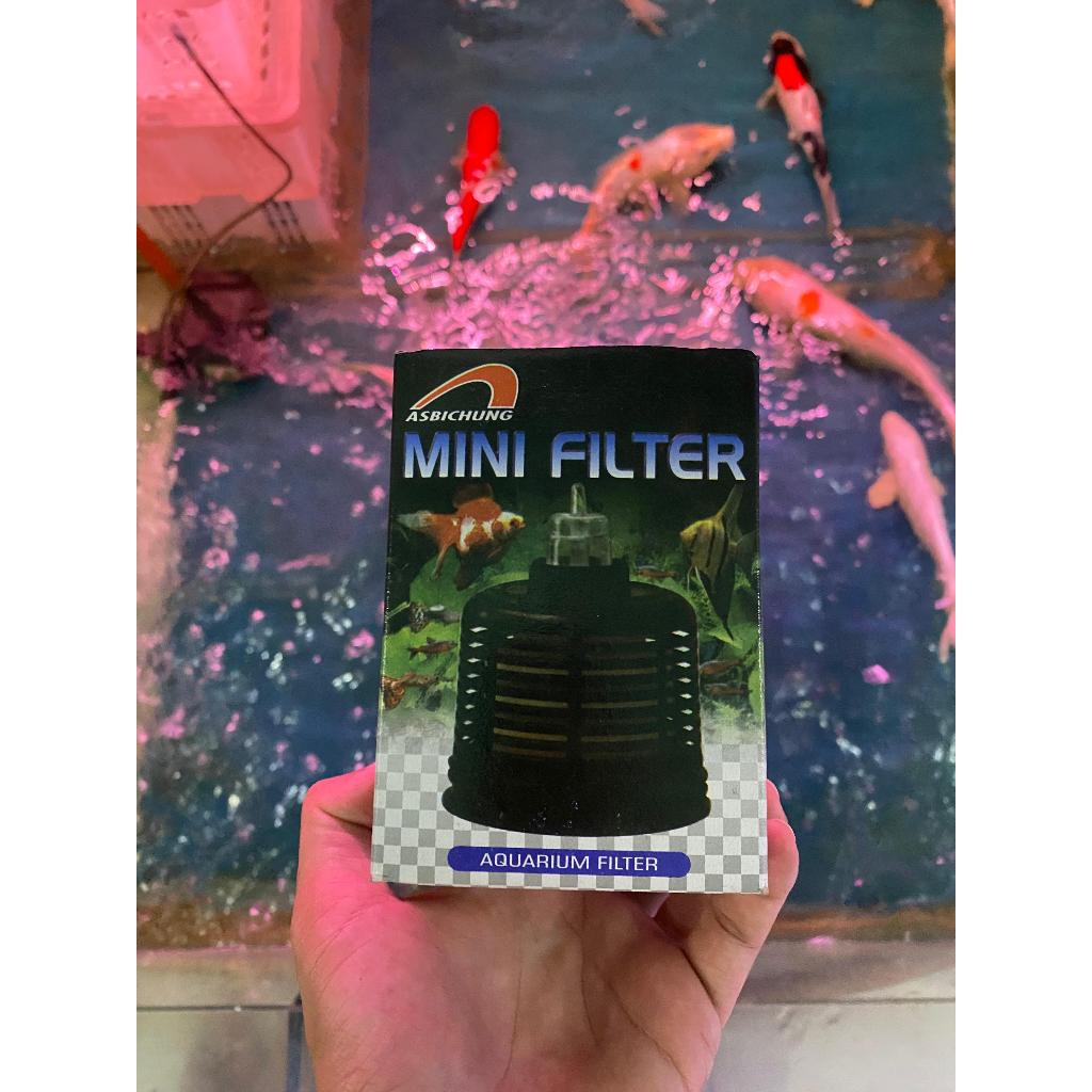 Filter Aerator Gelembung Asbichung Mini Filter