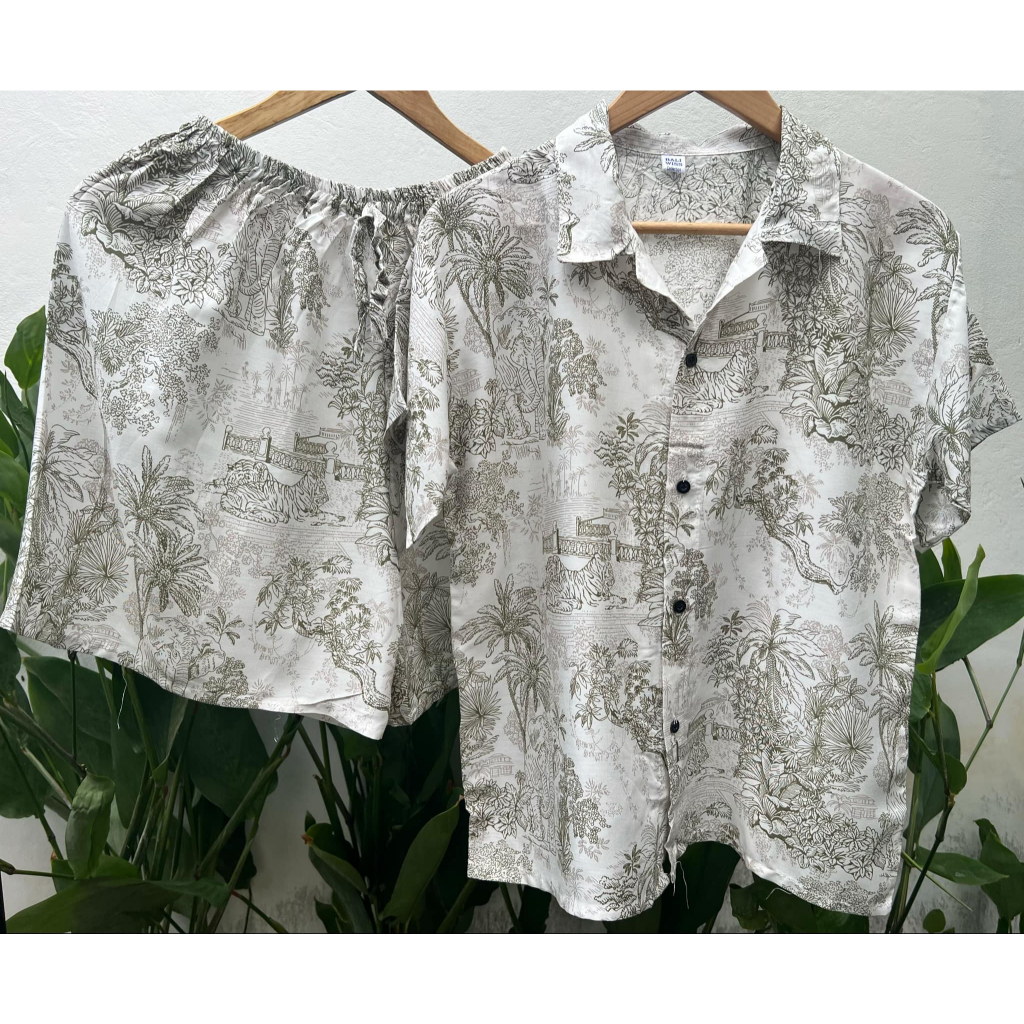 Terbaru Baju Tidur Wanita Motif Vanesa One Set Pyama Rayon Baju Santai Setelan Baju Bali Sesuai Foto