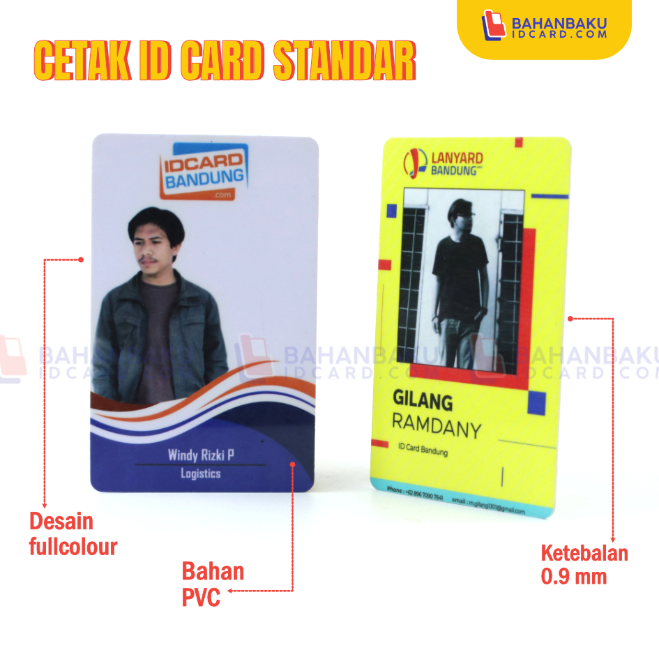 

CETAK ID CARD STANDAR / MEMBER CARD / KARTU PARKIR / BAHAN PVC TEBAL 0,9 mm