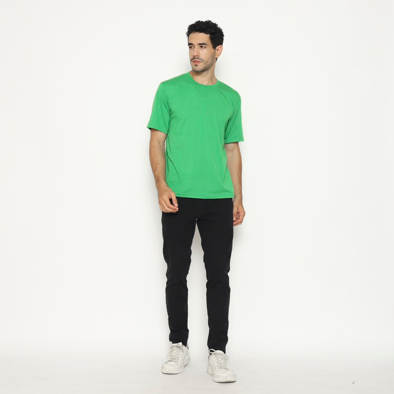 KAOS POLOS PE 24s T-SHIRT PREMIUM | HIJAU FUJI