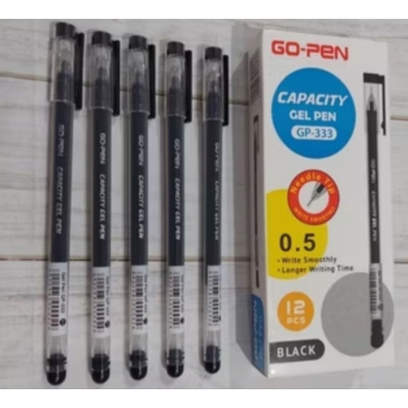 

(12PC) BOLPOIN GO-PEN 0.5 HITAM TINTA GEL
