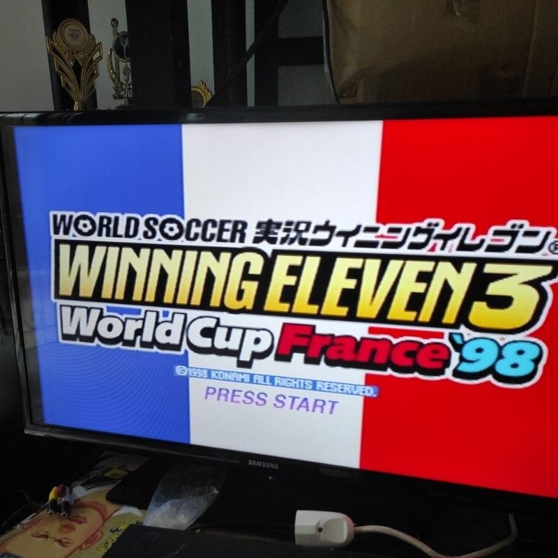 Kaset Cd Ps2 / PS1  Original winning eleven World cup France 98