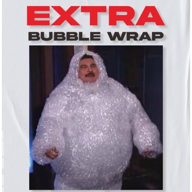 

Tambahan Bubble Wrap Untuk Extra Packing