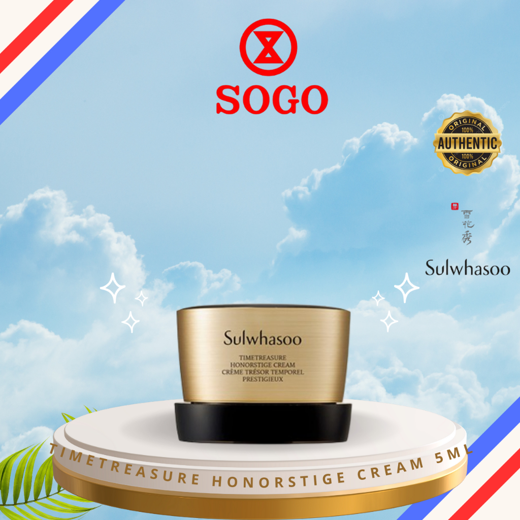 Sulwhasoo Timetreasure Honorstige Cream Travel Size 5ml Original Exp 2026 Pelembab Wajah
