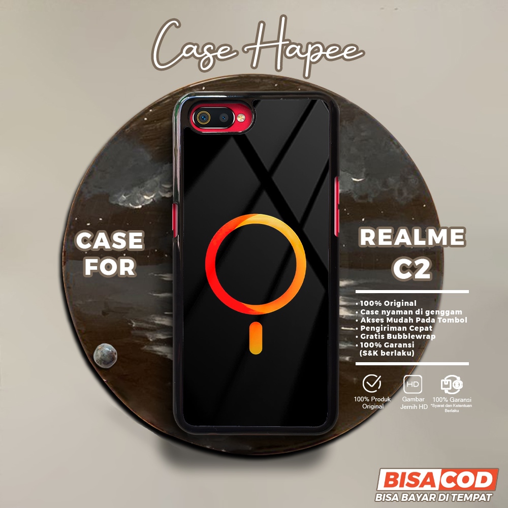 Case Realme C2 Casing Realme C2 [MAGS] Casehapee Case Glossy Case Aesthetic Custom Case Premium Soft