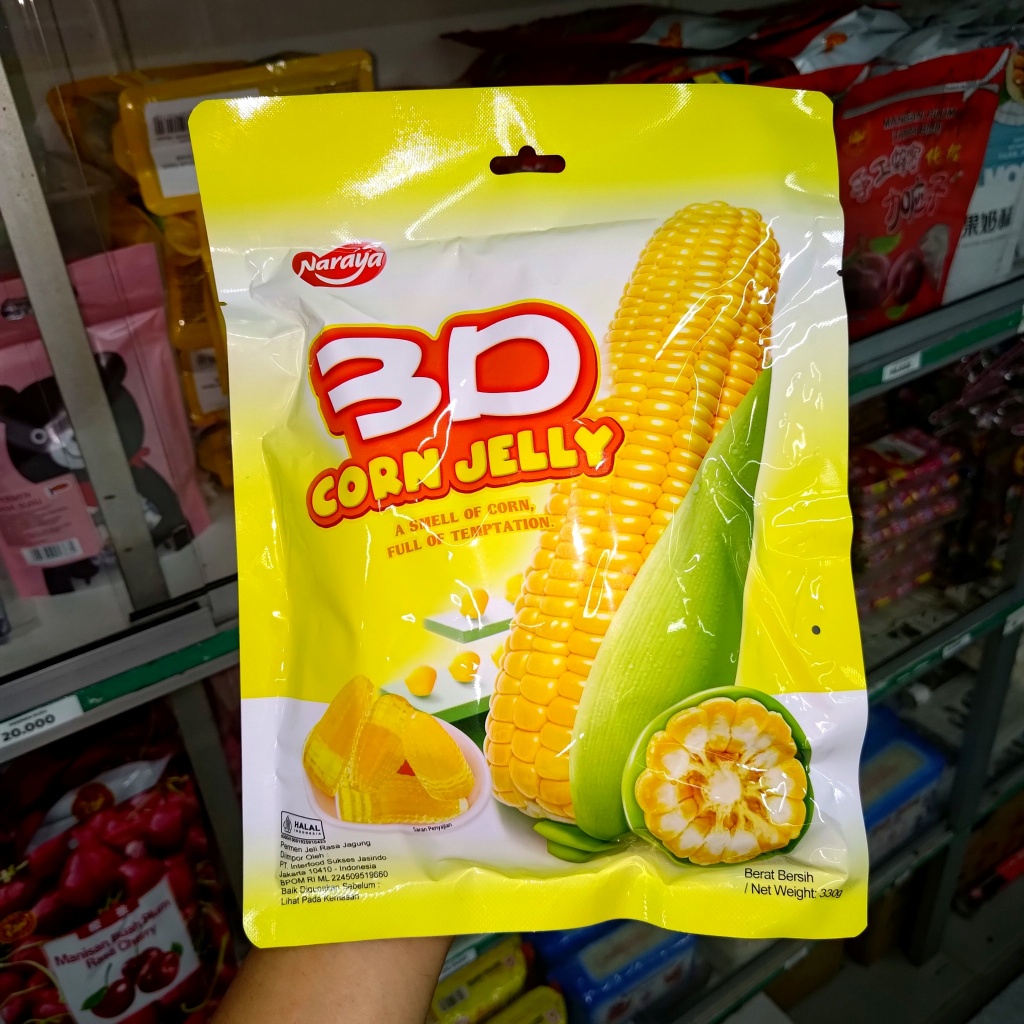 Permen Jelly Jagung Naraya 330gr / Permen Jeli Mangga / Corn Jelly Candy / Permen Hari Raya Imlek