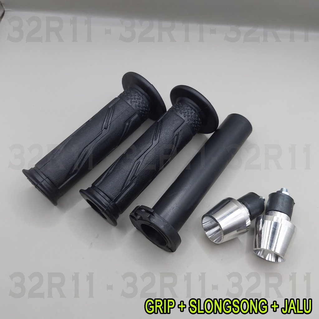 handgrip motor YAMAHA MIO + slongsong gas mio 1 set jalu stang chrom