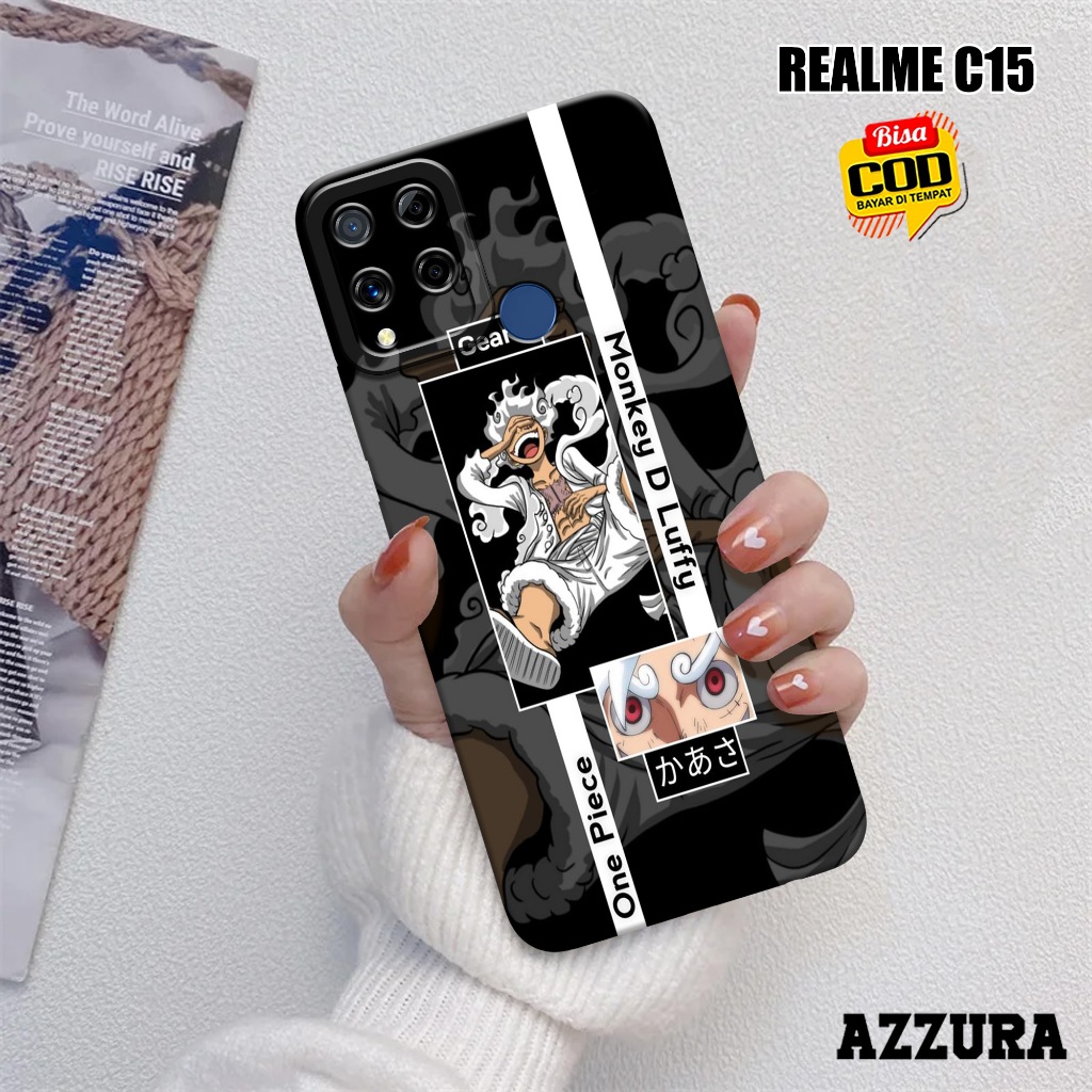 AZZURA - Case Realme C15 - Fashion Case Anime - Softcase Realme C15 - Casing Hp Realme C15 - Kasing 