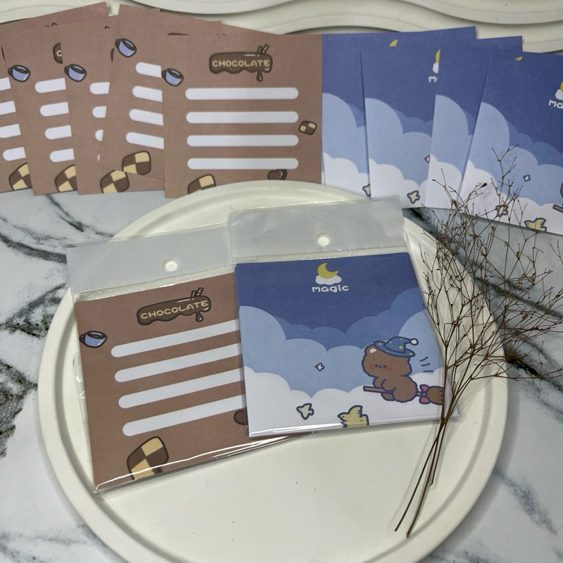 

10 Pcs Memo Paper Vintage Aesthetic