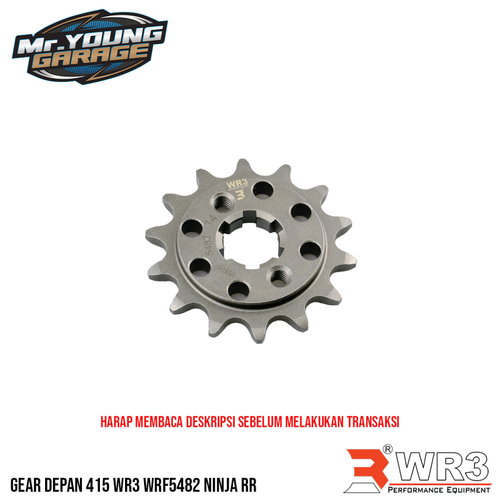 Gear Depan WR3 415 428 520 Ninja 150 RR R SS